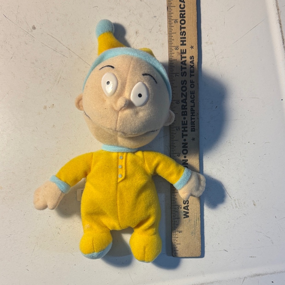 1998 Vintage Nickelodeon Rugrat TOMMY bean bag stuffed doll